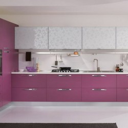 Fuşya Mutfak Dolabı